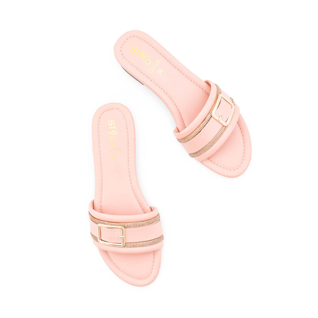 Pink Casual Slipper For Women CL2148