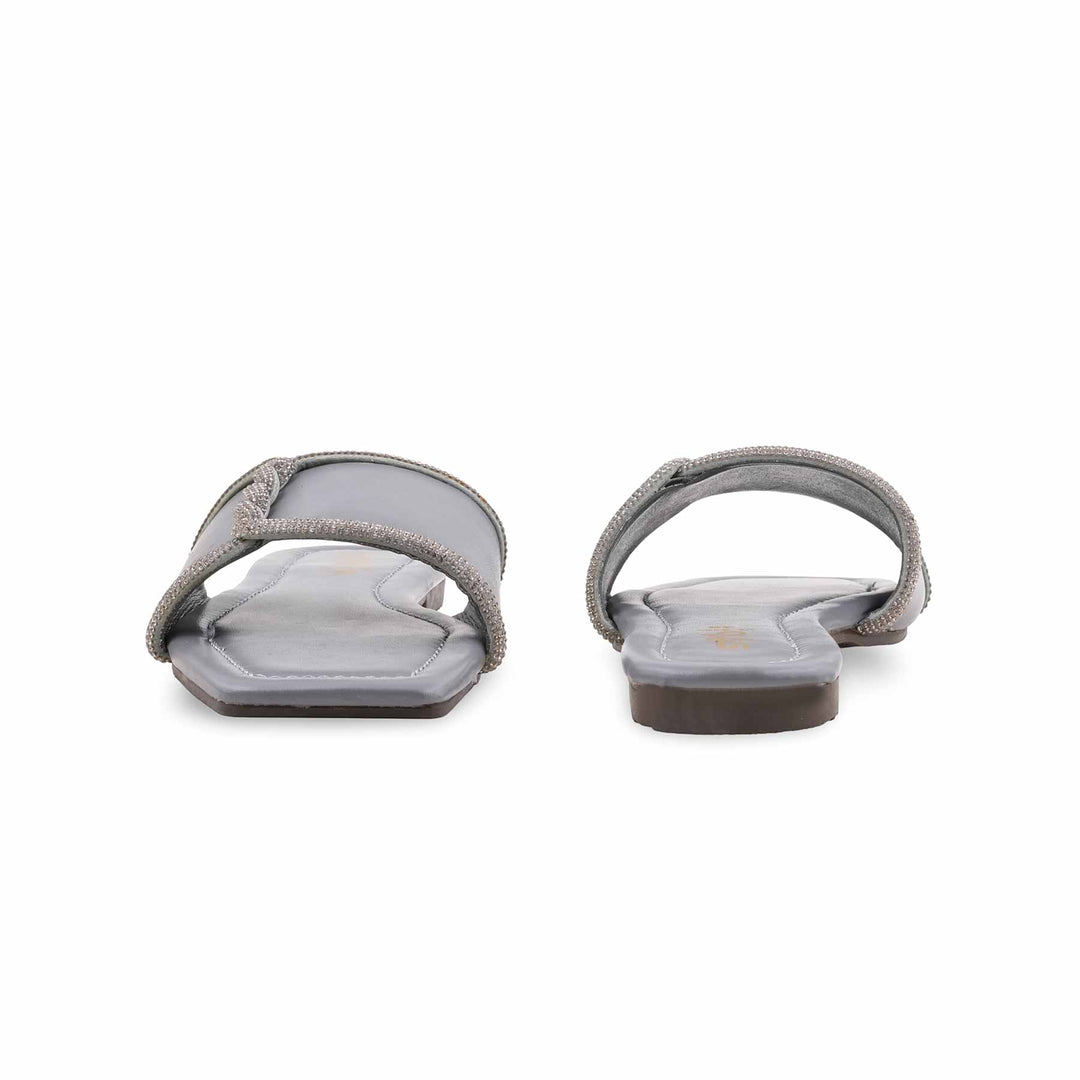 Grey Casual Slipper For Women CL2150