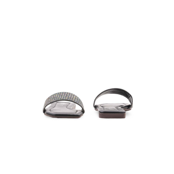 Black Casual Chappal For Ladies CL2161