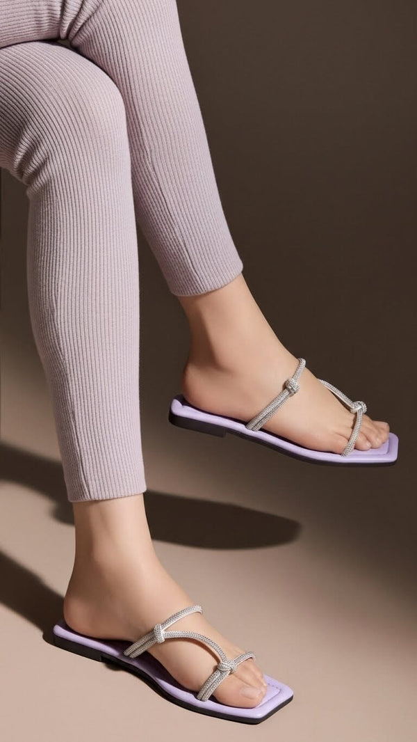 Lilac Casual Slipper CL2162