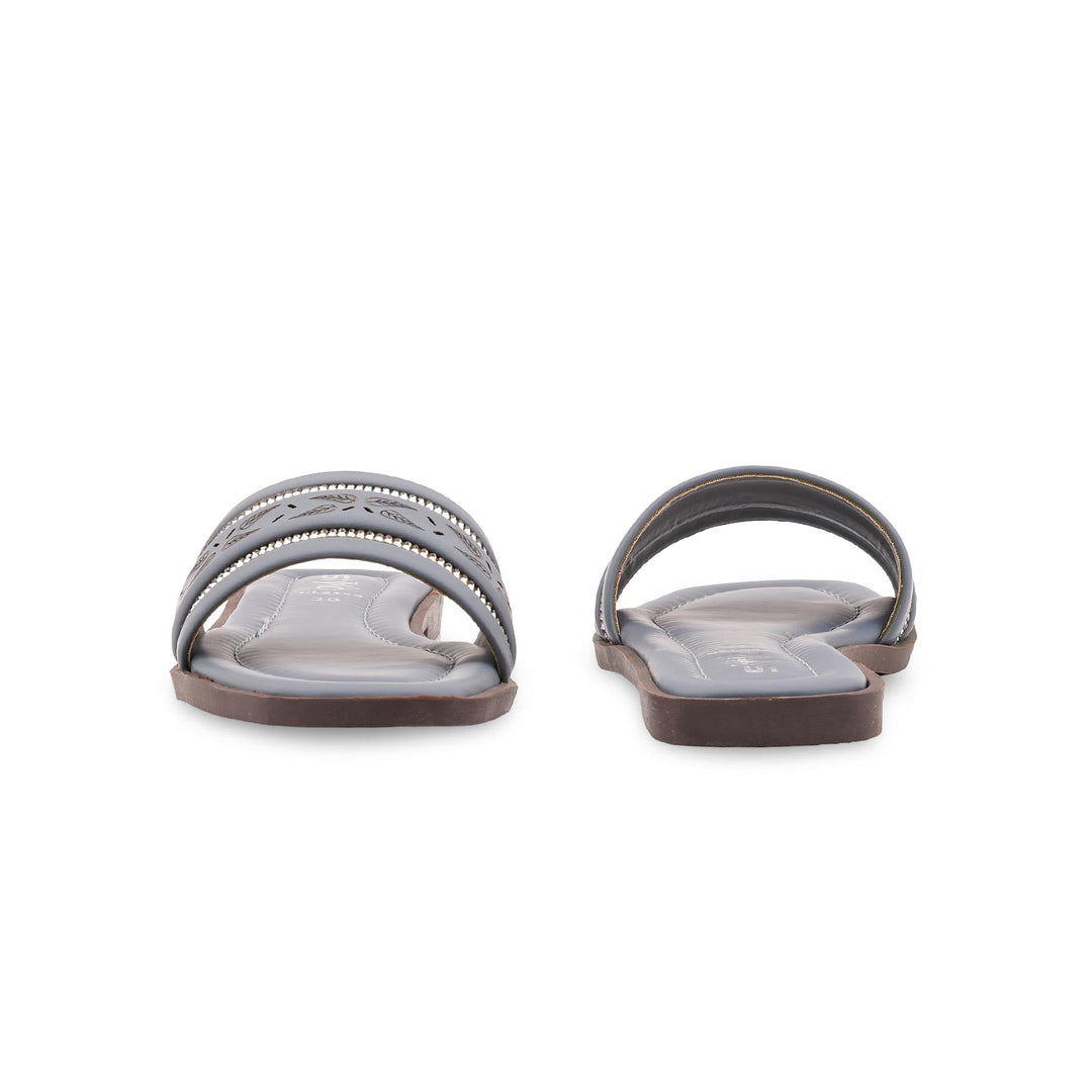 Grey Casual Slipper For Ladies CL2163