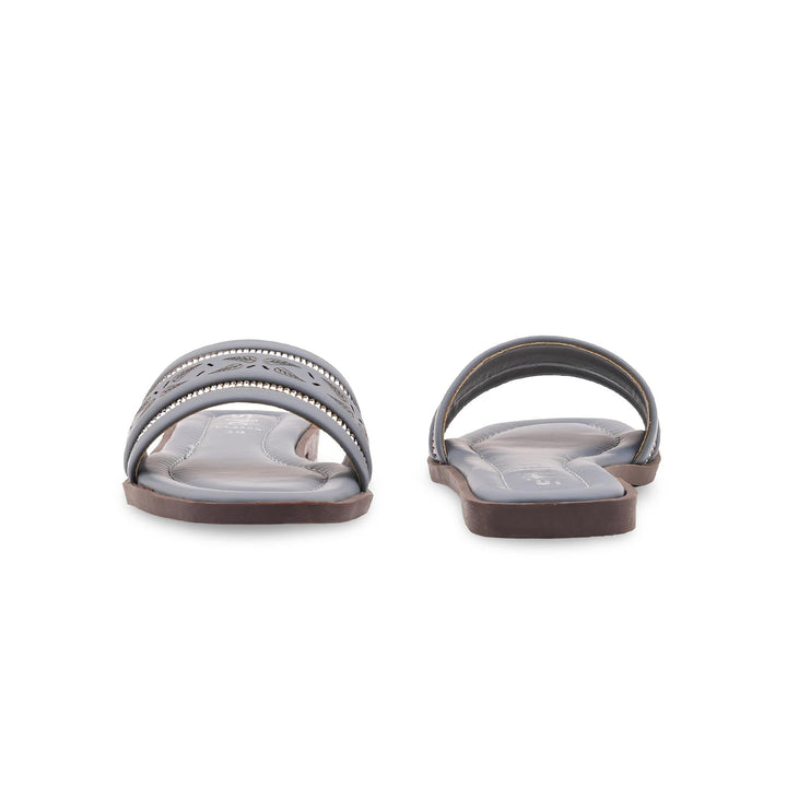 Grey Casual Slipper For Ladies CL2163