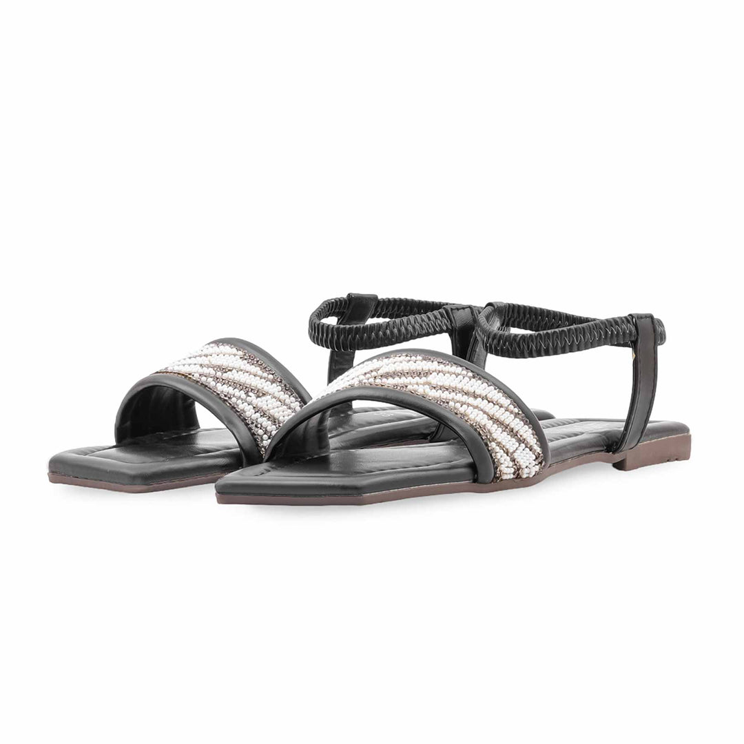 Black Casual Sandal For Women CL2164