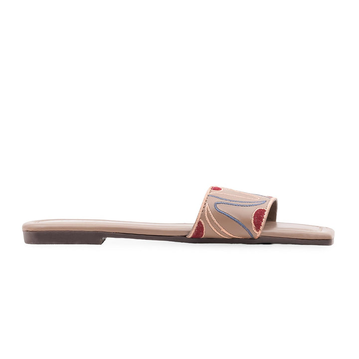 Beige Casual Slipper For Women CL2165