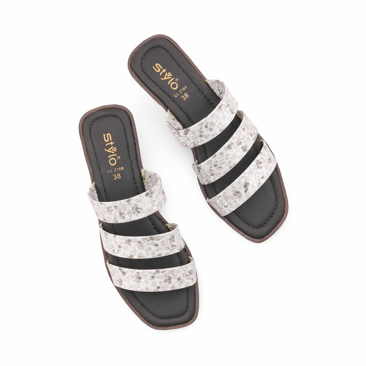 Grey Casual Slipper For Women CL2168