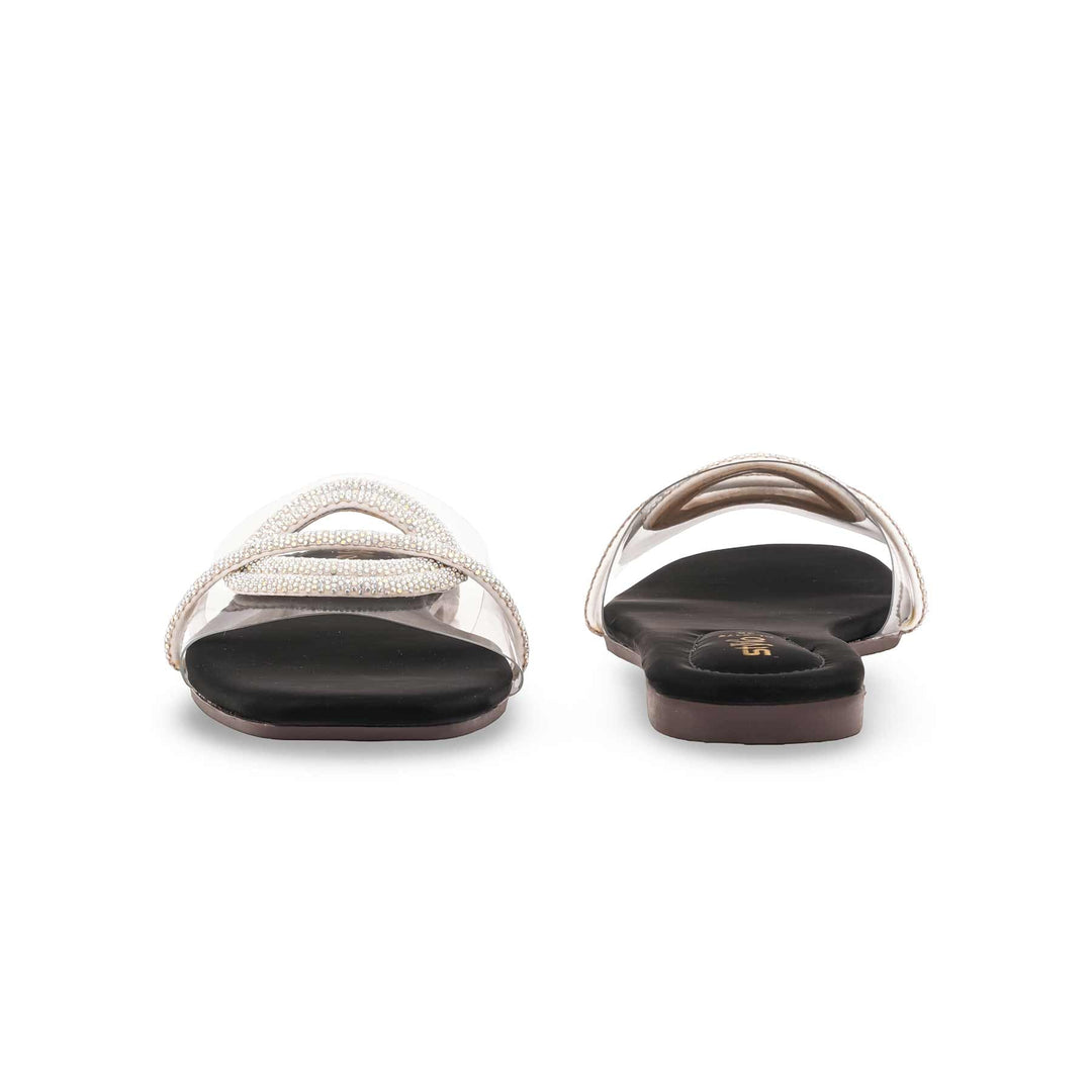 Black Casual Slipper For Women CL2172