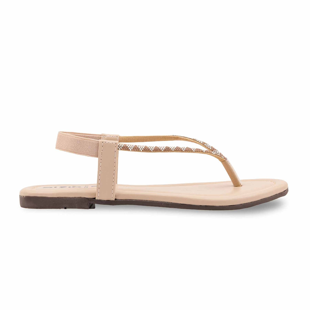 Beige Casual Chappal For Women CL2173