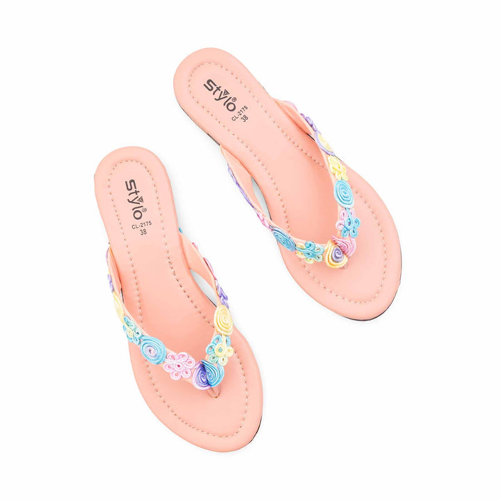Pink Casual Chappal For Women CL2175