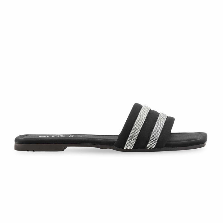 Black Casual Slipper For Women CL2179