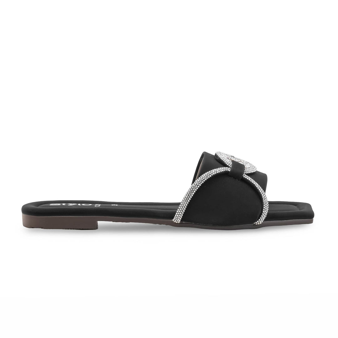 Black Casual Women Slipper CL2182