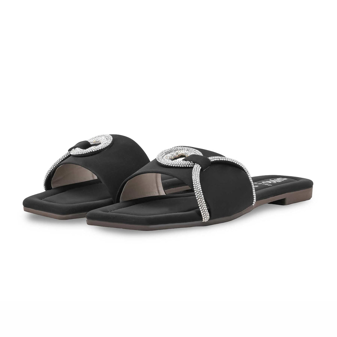 Black Casual Women Slipper CL2182