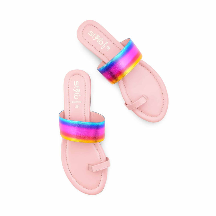 Pink Casual Chappal For Women CL2188