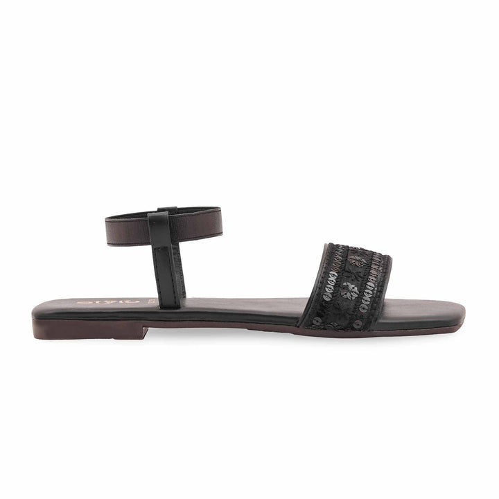 Black Casual Sandal For Women CL2191
