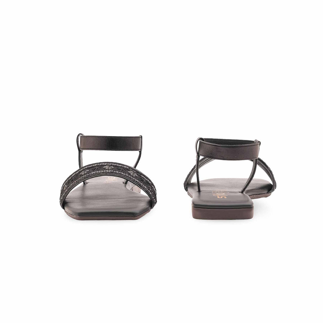 Black Casual Sandal For Women CL2191