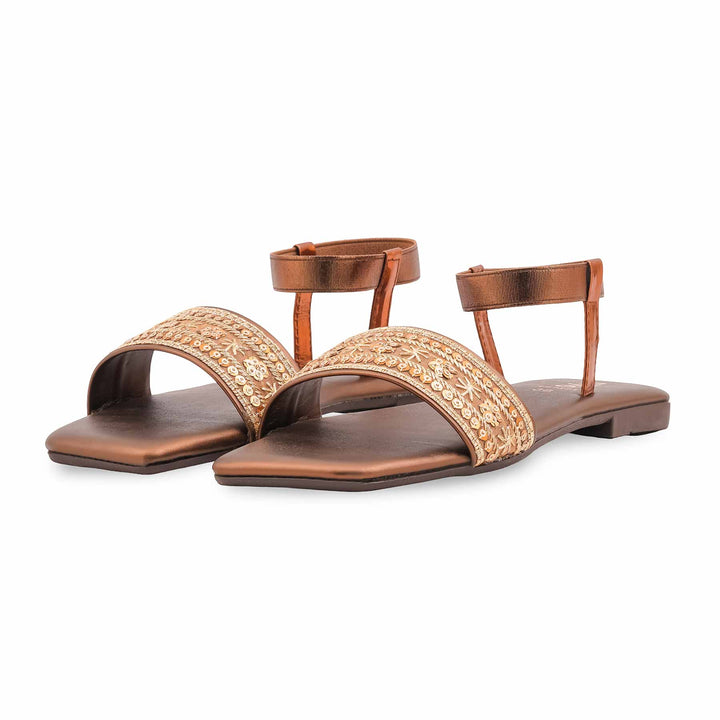 Copper Casual Sandal For Women CL2191