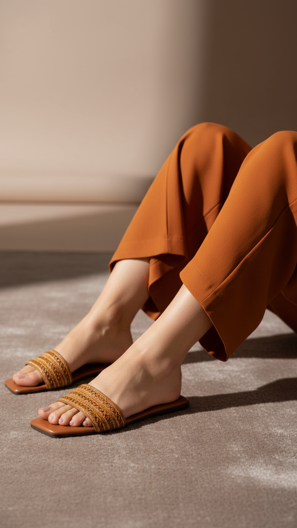 Mustard Casual Slipper For Women CL2192