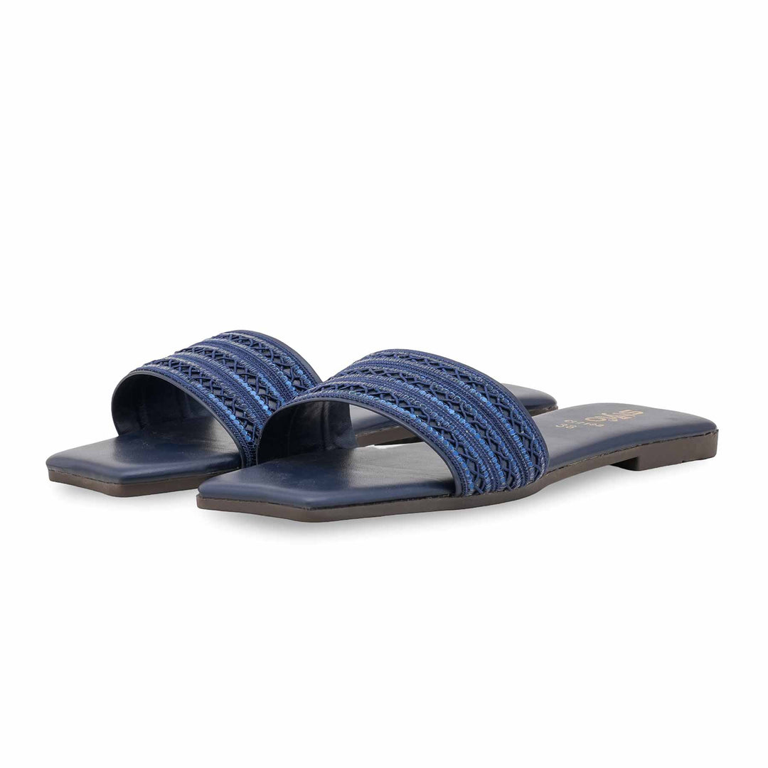 Navy Casual Slipper For Women CL2192