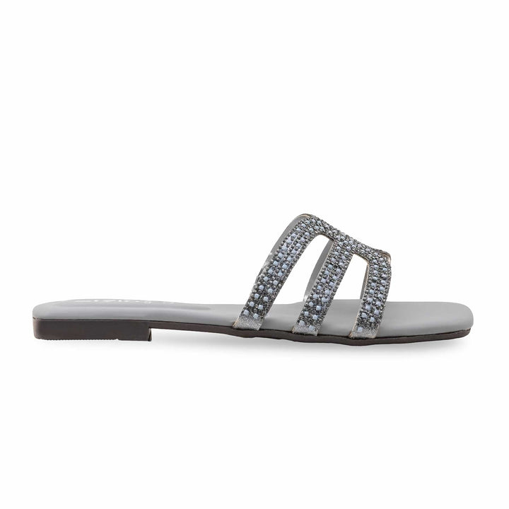 Grey Casual Chappal For Ladies CL2194
