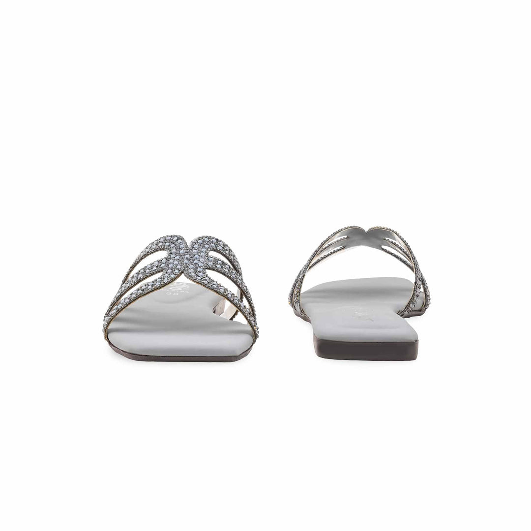 Grey Casual Chappal For Ladies CL2194