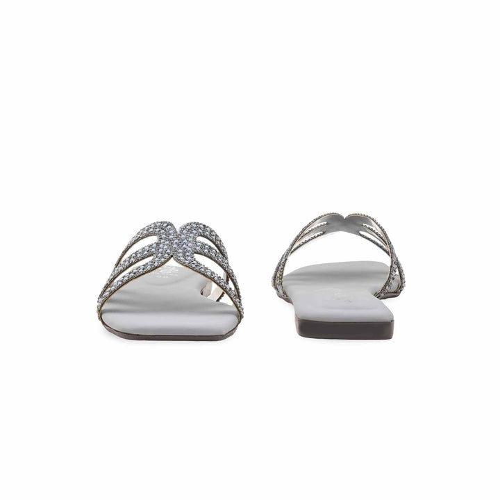 Grey Casual Chappal For Ladies CL2194