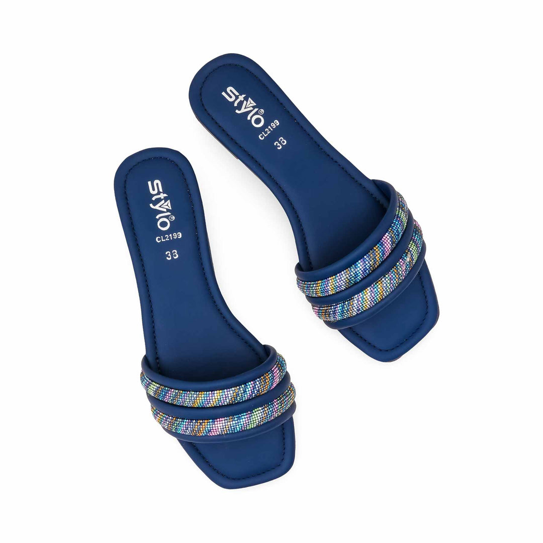 Navy Casual Chappal For Women CL2199