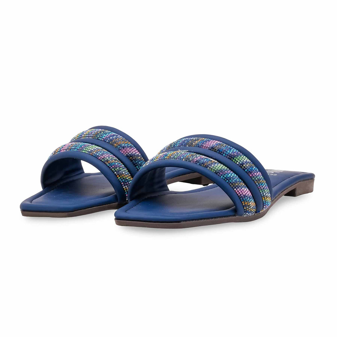 Navy Casual Chappal For Women CL2199