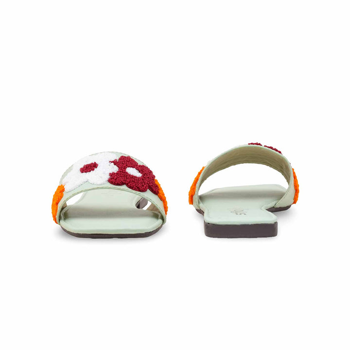 Green Casual Slipper For Women CL2200