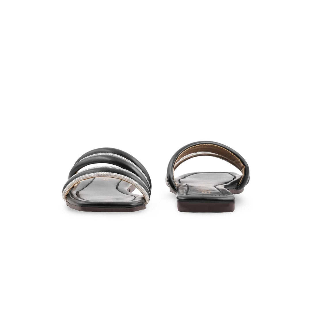 Black Casual Slipper For Women CL2204