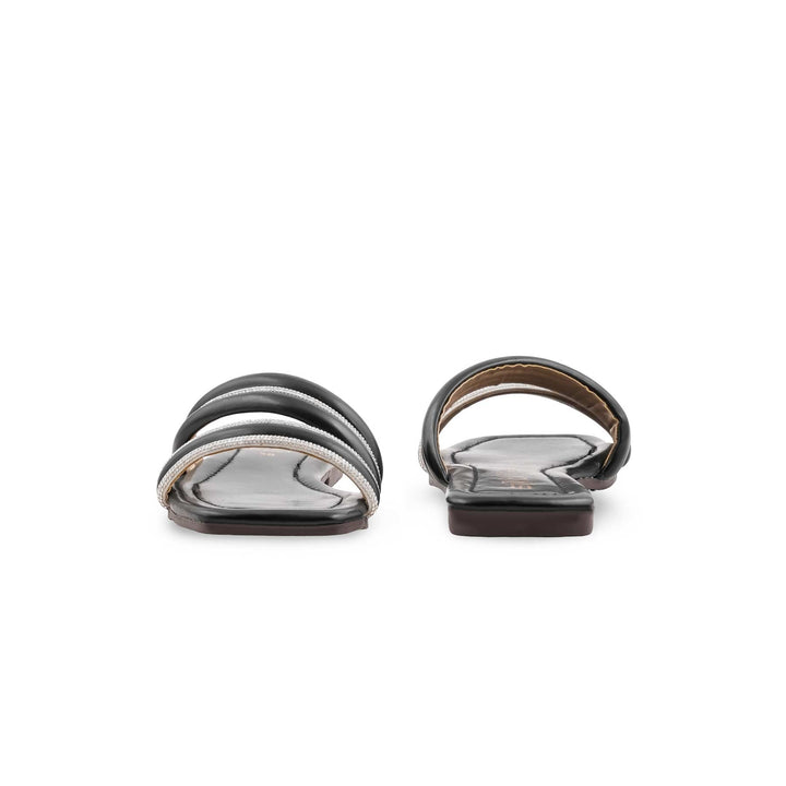 Black Casual Slipper For Women CL2204