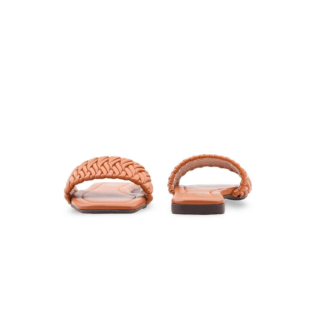Tan Casual Slipper For Women CL2212