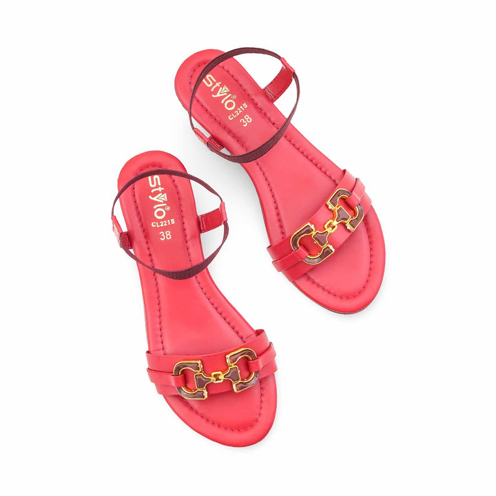 Maroon Casual Sandal For Women CL2215