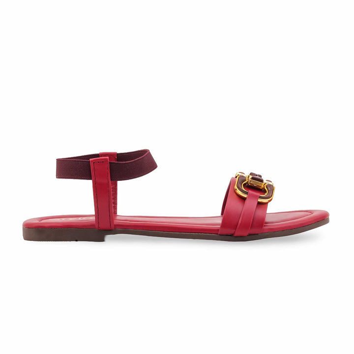 Maroon Casual Sandal For Women CL2215