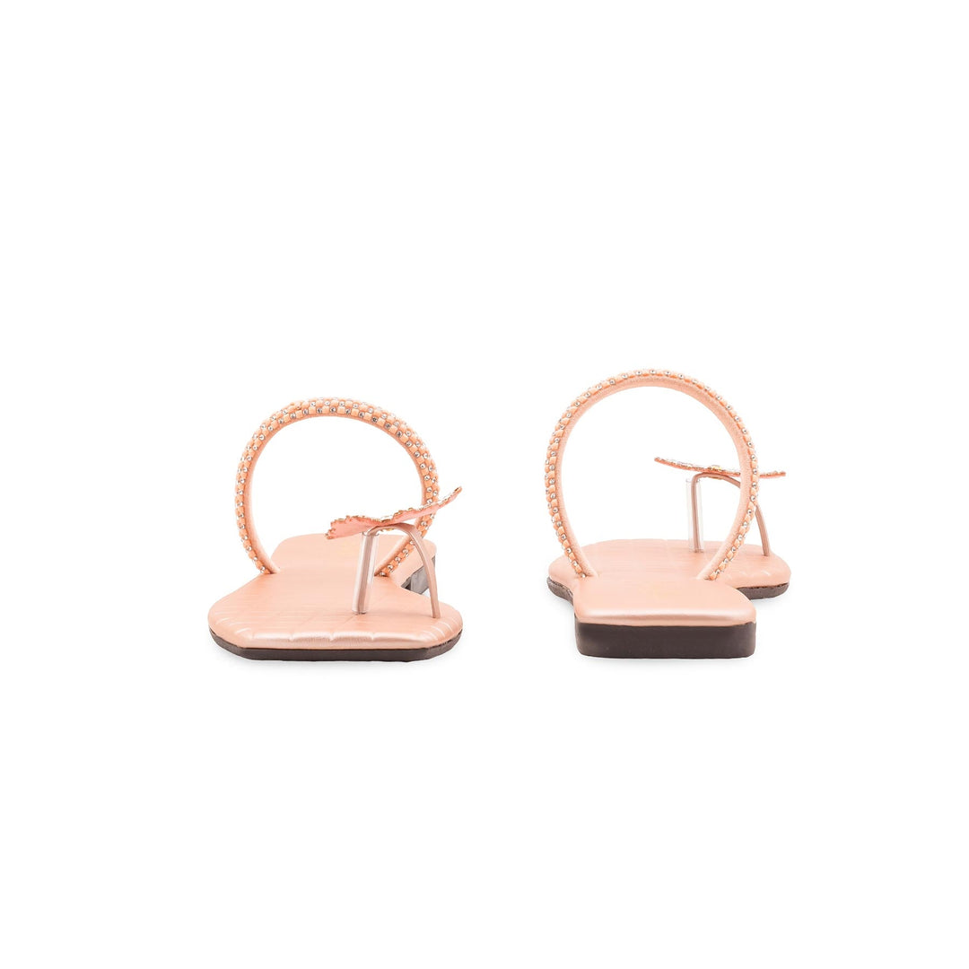 Peach Casual Chappal For Ladies CL2216