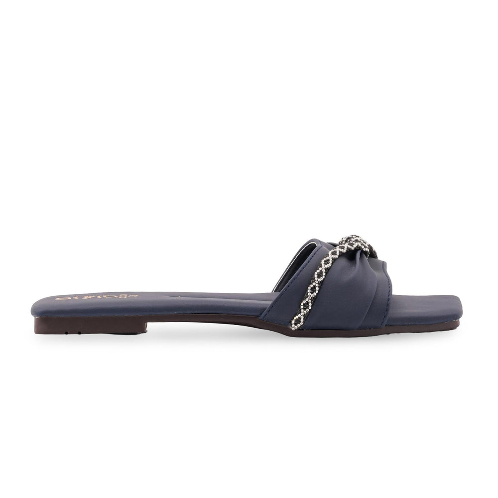 Navy Casual Chappal For Ladies CL2220