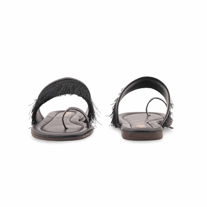 Black Casual Chappal For Women CL2222