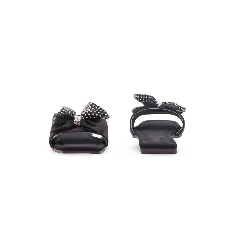 Black Casual Slipper For Women CL2224
