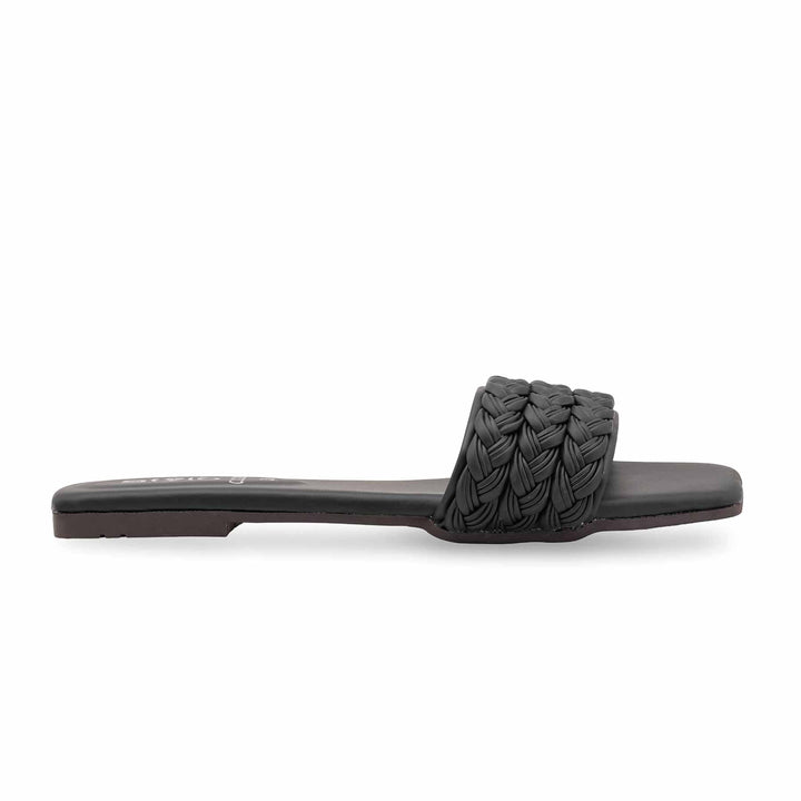 Black Casual Chappal For Ladies CL2226