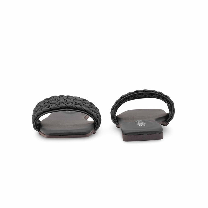 Black Casual Chappal For Ladies CL2226