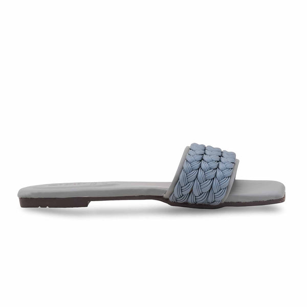 Grey Casual Slipper For Ladies CL2226