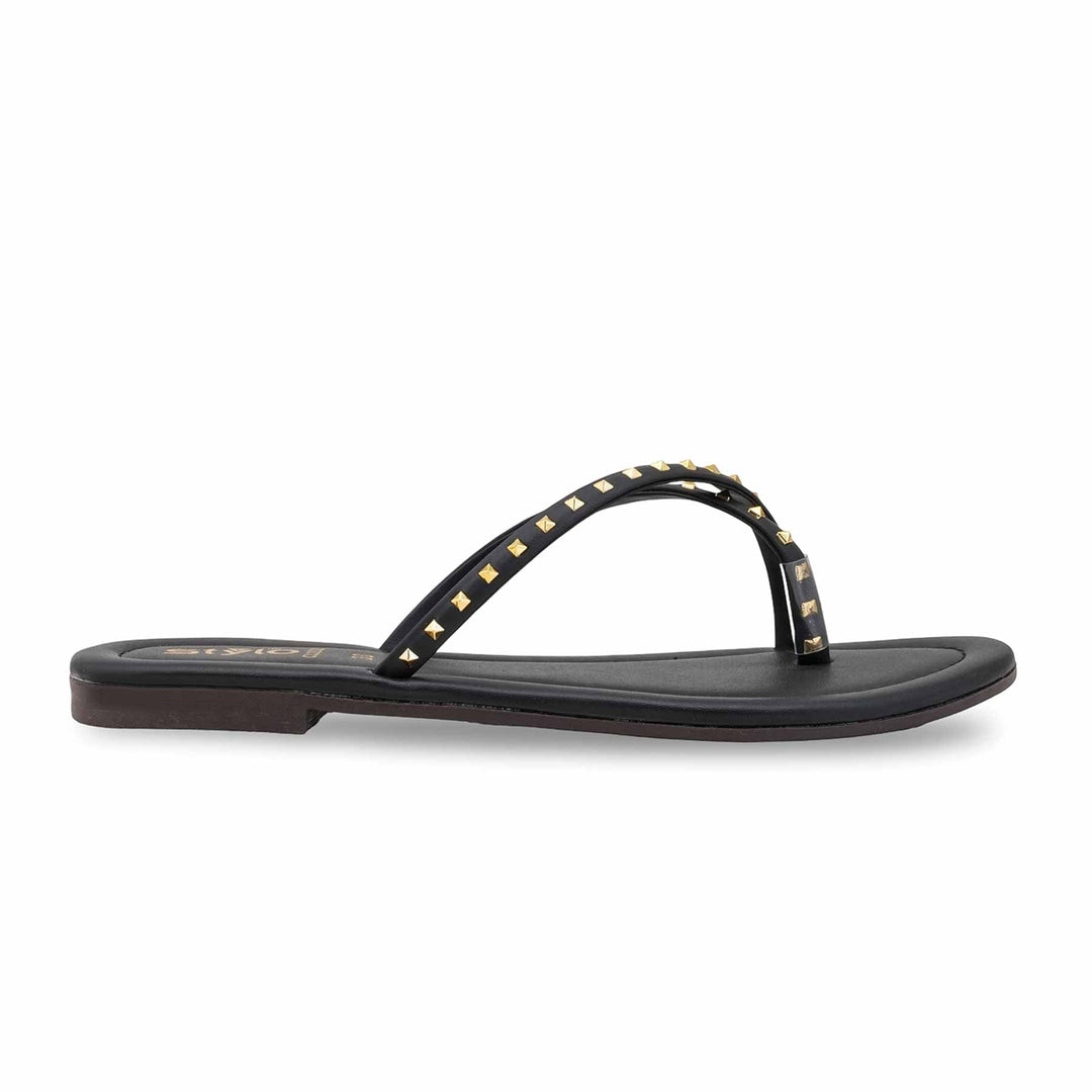 Black Casual Women Chappal CL2232