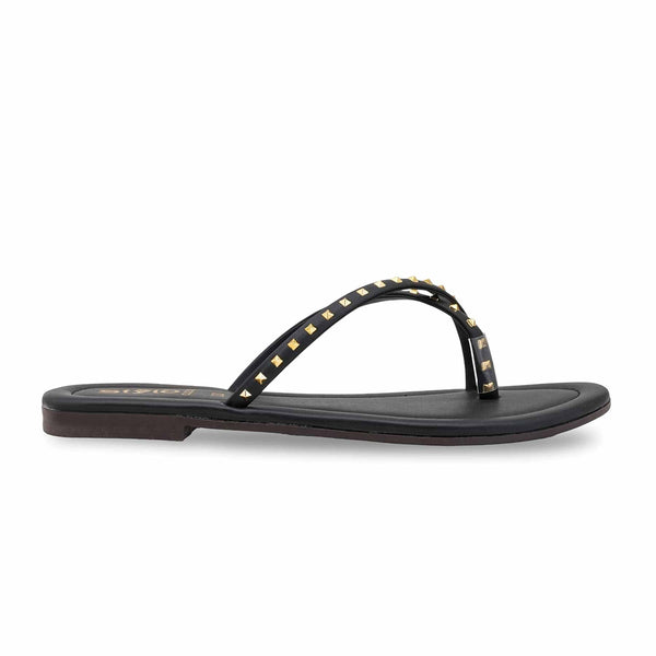Black Casual Women Chappal CL2232
