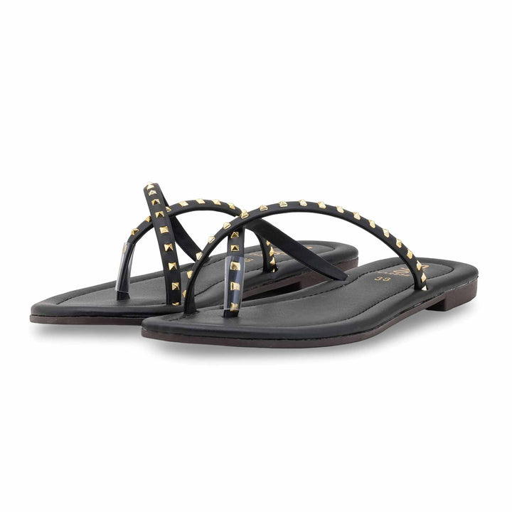 Black Casual Women Chappal CL2232