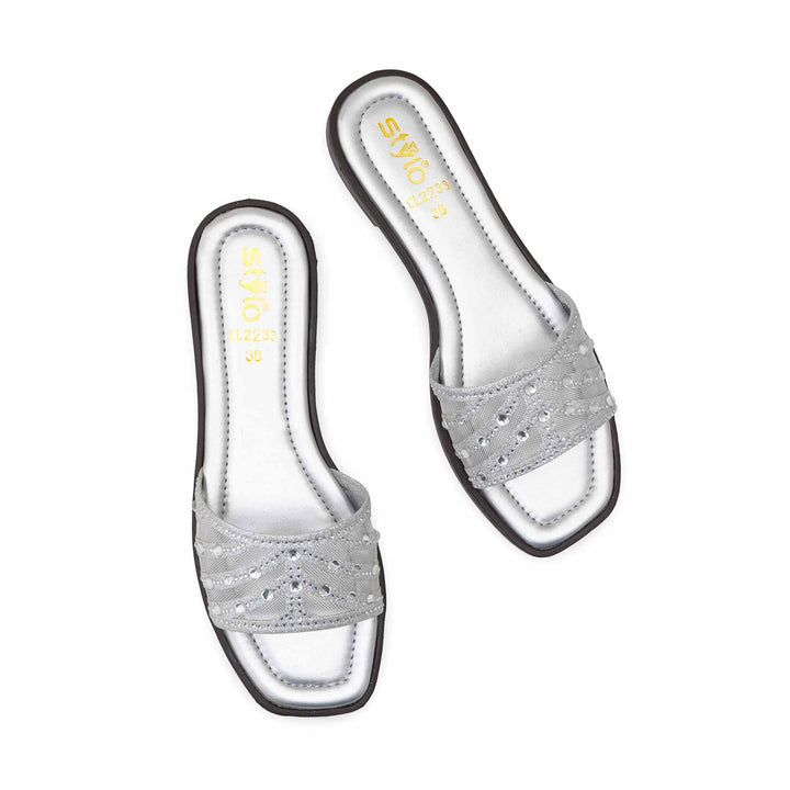 Silver Casual Slipper CL2233