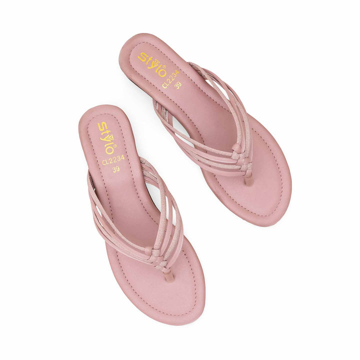 Pink Casual Chappal For Ladies CL2234