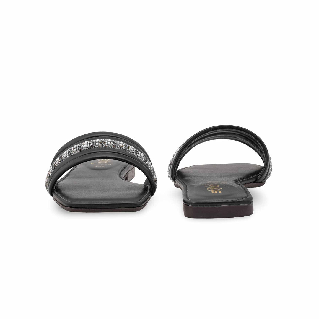 Black Casual Women Slipper CL2239