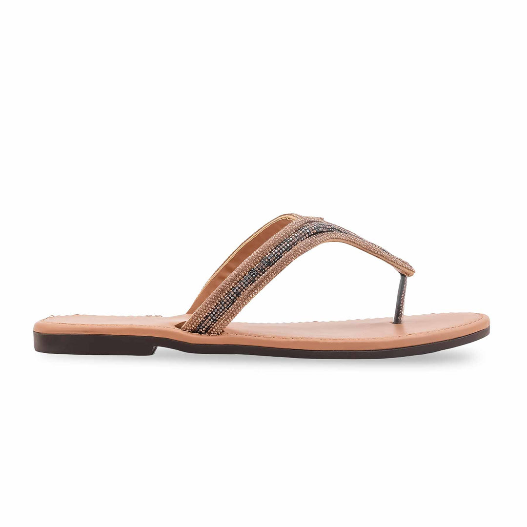 Beige Casual Chappal For Women CL2245