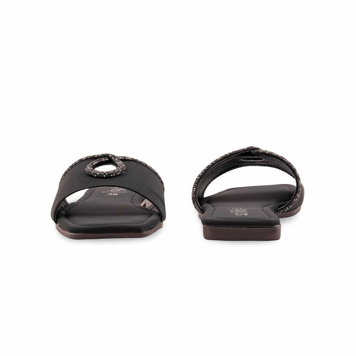 Black Casual Slipper For Women CL2246