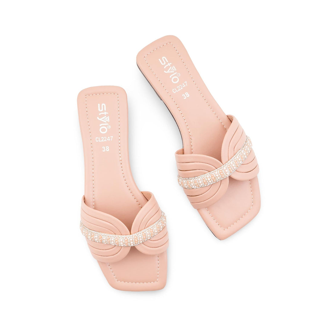Pink Casual Slipper For Ladies CL2247
