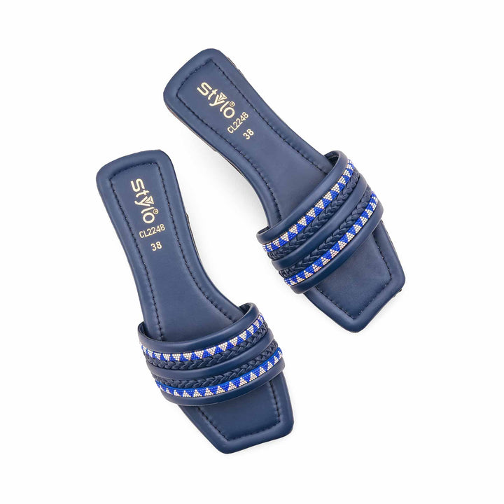 Navy Casual Women Slipper CL2248