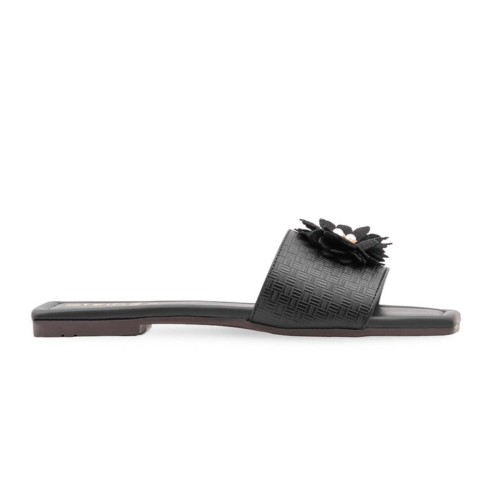Black Casual Slipper For Women CL2255